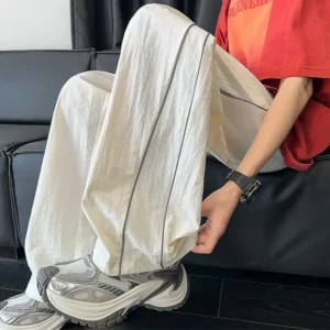 Casual Wide Legs Thin Sports And Leisure Pants For Men Summer Style